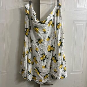Torrid Lemon Print Skirt